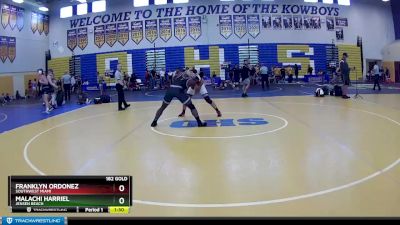 182 Gold Round 2 - Malachi Harriel, Jensen Beach vs Franklyn Ordonez, Southwest Miami