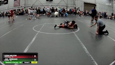 100 lbs Semis (4 Team) - Joel Serrano, Buxton vs Leon Melton, Warhawks