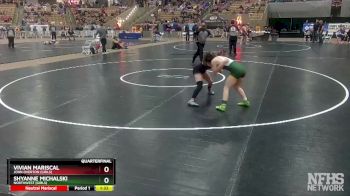 Girls 100 lbs Quarterfinal - Vivian Mariscal, John Overton (Girls) vs Shyanne Michalski, Northwest (Girls)