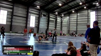 132 lbs Finals (8 Team) - Addelynn Rodman, Flashes vs Abi Goodwin, Columbus East Valkries