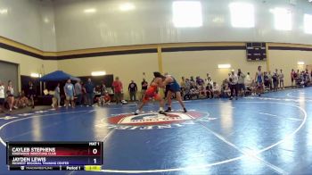 150 lbs Champ. Round 1 - Cayleb Stephens, Edgewood Wrestling Club vs Jayden Lewis, Midwest Regional Training Center