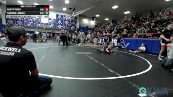 52 lbs Rr Rnd 1 - Rhett Pitts, Cowboy Wrestling Club vs Hunter Larsen, Blue Devil Wrestling