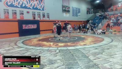 285 lbs Semifinal - Javier Mate, Forge Wrestling Club vs Seaton Tallent, TNWA