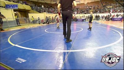 55 lbs Consi Of 16 #2 - Braxton Sarten, Cashion Takedown Club vs Carson Fowler, Eagle Fang Wrestling