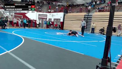 113 lbs Champ. Round 1 - Nicholas Slusser, Bremen vs Blake Doss, Red Cobra WA