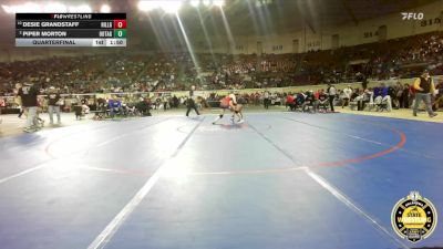 G5A-155 lbs Quarterfinal - Desie Grandstaff, Hilldale-Girls vs Piper Morton, Oologah-Talala-Girls