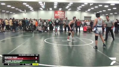 125 lbs 1st Place Match - Hunter Main, Wild Buffalo Wrestling Club vs Tharin Svetanant, Machine Shed Wrestling