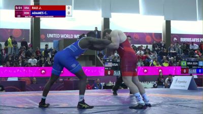 97 kg Semifinal - Josef Rau, USA vs Carlos Adames, DOM