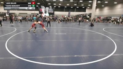 157 lbs Quarters - Jake Miller, Broken Arrow Wrestling Club vs David Burchett, Black Fox Wrestling Academy