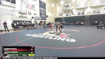 132 lbs Champ. Round 1 - Lincoln Sadler, Kittitas vs Camron Bogle, Cheney