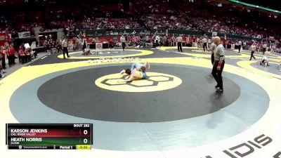 D2-106 lbs Cons. Round 1 - Karson Jenkins, Cal. River Valley vs Heath Norris, Clyde