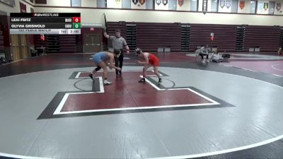 108-115 lbs 1st Place Match - Lexi Fritz, Marion Girls vs Olyvia Griswold, East Buchanan Girls
