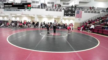 132 lbs Round 1 (16 Team) - Isaiah Arrington, Seckinger vs Aiden Hitt, Woodward Academy