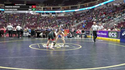 121 lbs Consi 4 - Preston Bubash, Elizabeth Forward vs Sam Wolford, Northern Lebanon