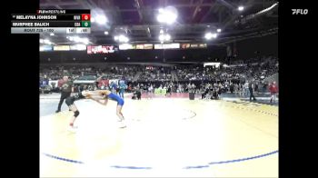 100 lbs Cons. Round 4 - Murphee Balich, Coeur D Alene vs Melayna Johnson, Riverton