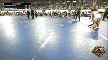 61 lbs Semifinal - Hunter Clarke, Claremore Wrestling Club vs Christian Huynh, Warrior Trained Wrestling Club