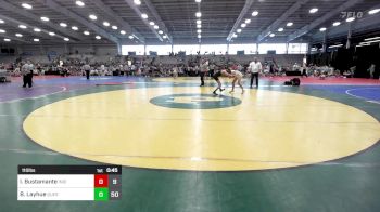 110 lbs Rr Rnd 1 - Isaac Bustamante, Indiana Outlaws Green vs Brady Layhue, Quest School Of Wrestling ES