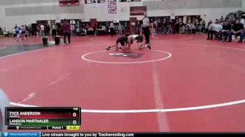 106 lbs Cons. Semi - Tyce Anderson, MAHACA vs Landon Marthaler, Marshall