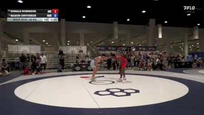 86 kg 7th Place Match - Ronald Robinson, Arizona vs Mason Ontiveros, Vasky Bros