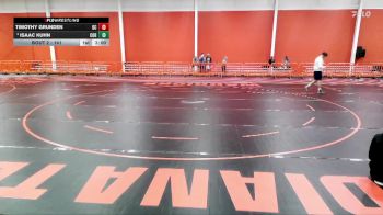 141 lbs Champ. Round 1 - Timothy Grunden, Defiance College vs Isaac Kuhn, Cornerstone