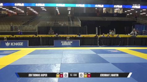 Jeremiah T. Martin vs Jon Thomas Jasper 2025 Pan Jiu Jitsu IBJJF Championship