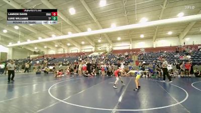 90 lbs Round 1 (4 Team) - Luke Williams, Team Prestige vs Landon Davis, Champions Gold