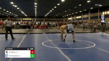 174 lbs C Of 16 #1 - Riley Davis, Wyoming vs Marcus Murabito, North Carolina