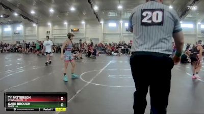 98 lbs Round 5 (6 Team) - Ty Patterson, U2 Wranglers vs Gabe Brough, FORGE