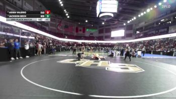 150 lbs 3rd Place Match - Jackson Beck, Meridian vs Aiden Valerio, Caldwell