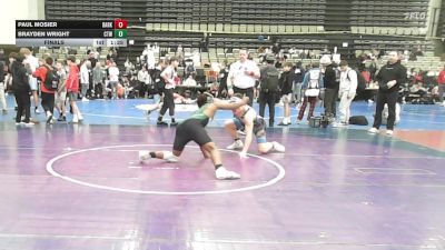 161 lbs Final - Paul Mosier, Dark Horse - MSE vs Brayden Wright, Cordoba Trained - MSE