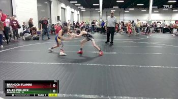 72 lbs Placement (4 Team) - Brandon Flamini, Kraken vs Kaleb Pollock, Brawler Elite