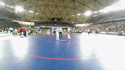 Girls 2A 135 lbs Quarterfinal - Josephine Sully, R. A. Long (Girls) vs Cora Myers, Anacortes (Girls)