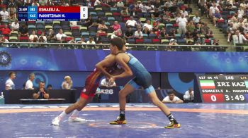 45 kg 1/4 Final - Armin Esmaeili, Iran vs Nurislam Pakhitzhan, Kazakhstan