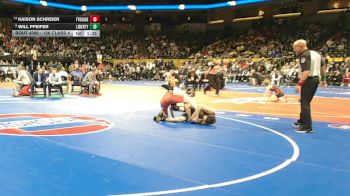 126 Class 4 lbs 1st Place Match - Will Pfeifer, Liberty vs Kaison Schreier, Fort Osage
