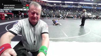 110 lbs Rr Rnd 3 - Heavyn Woods, El Paso Wildcats vs Ryliee Hunter, Hammerin Hawks WC