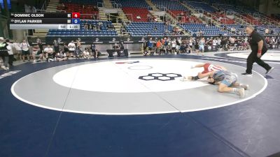 132 lbs Cons. Sub-rd Of 16 - Dominic Olson, Nebraska vs Dylan Parker, Nevada