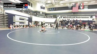 235 lbs Round 2 (6 Team) - Eliza Henderson, Oregon vs Graycee Simmons, Utah Gold