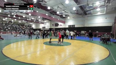 120 lbs 7th Place Match - Eileen Preston, Thousand Oaks vs Bianca Hurtado, Hueneme