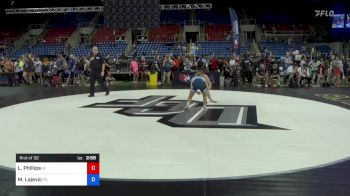 100 lbs Rnd Of 32 - Layla Phillips, Iowa vs Miranda Lajevic, Pennsylvania