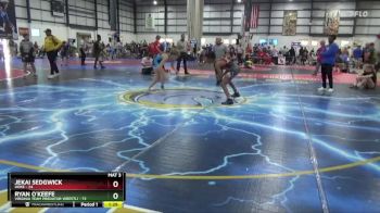 106 lbs Cons. Semi - Ryan O`Keefe, Virginia Team Predator Wrestli vs Jekai Sedgwick, Hoke