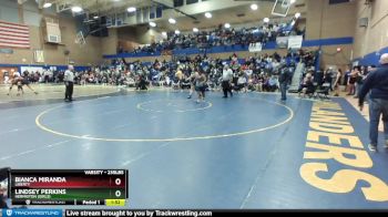 235lbs Semifinal - Lindsey Perkins, Hermiston (Girls) vs Bianca Miranda, Liberty