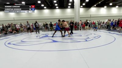 215 lbs Cons. Semis - Dominic Longano, FL vs Christian Johnson, GA