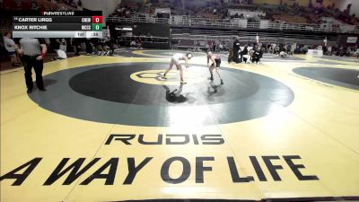 106 lbs Consi Of 8 #1 - Carter Lirgg, Cardinal Newman vs Knox Ritchie, McCallie School