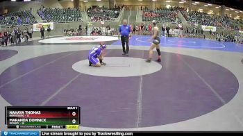 172 lbs Round 1 (4 Team) - Nahaya Thomas, Harrisburg vs Maranda Domnick, McNary