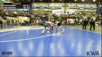 64 lbs Quarterfinal - Cage Daugherty, D3 Wrestling Cluib vs Reed Musgrove, Harrah Little League Wrestling