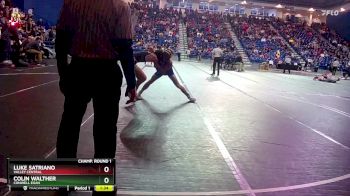 126 lbs Champ. Round 1 - Luke Satriano, Valley Central vs Colin Walther, Conwell Egan