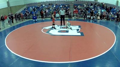 12U Boys - 63 lbs Champ. Round 1 - Liam Brent, Simmons Academy Of Wrestling vs Anson Bradley, Stallions Wrestling Club