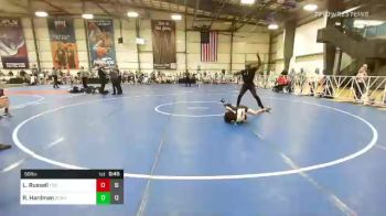 56 lbs Rr Rnd 1 - Landyn Russell, The Wrestling Mill vs Raymond Hardman, Scanlan Wrestling Academy