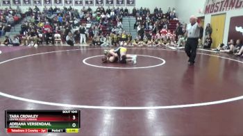 135 lbs Quarterfinal - Adriana Versendaal, Grinnell vs Tara Crowley, Center Point-Urbana