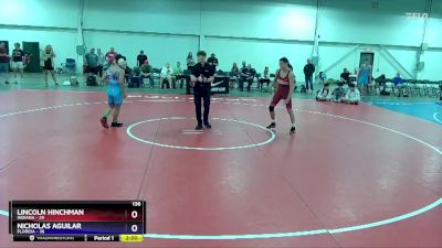 136 lbs 4th Wrestleback (16 Team) - Lincoln Hinchman, Indiana vs Nicholas Aguilar, Florida